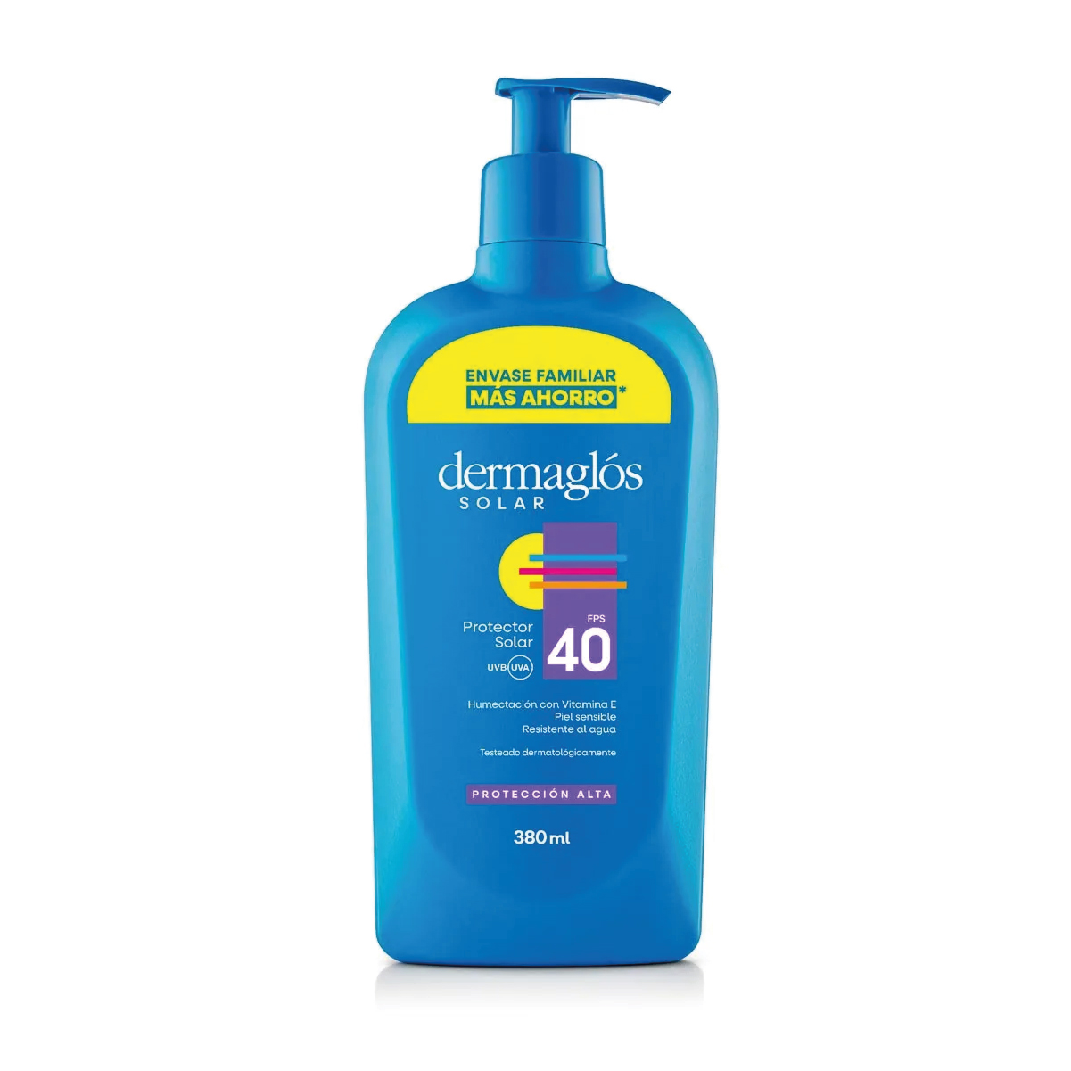 DERMAGLOS PROTECTOR SOLAR FPS 40 X 380 ML.